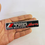 1PC, Black TRD Sports lo.go 3D Versatile Lo.go Car Trunk Side Fender Rear Badge Metal Lo.go 3D Emblem Auto Racing Sport Sticker Decal 12cmx2.5cm