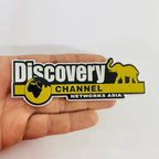 Discovery Channel Networks Asia Car Stickers 12cmx3.5cm Auto Tuning Styling 3D Emblem Badge Auto Racing Sport Sticker Decal-1PC