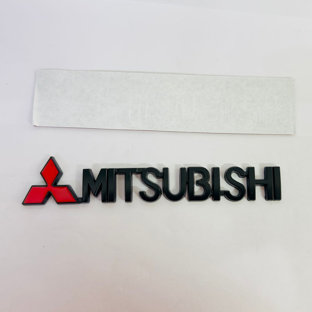 Mitsubishi Logo 15cmx2cm Car Metal Emblem 3D Badge Auto Racing Sport Sticker Grand Tourer Decal-1 Piece