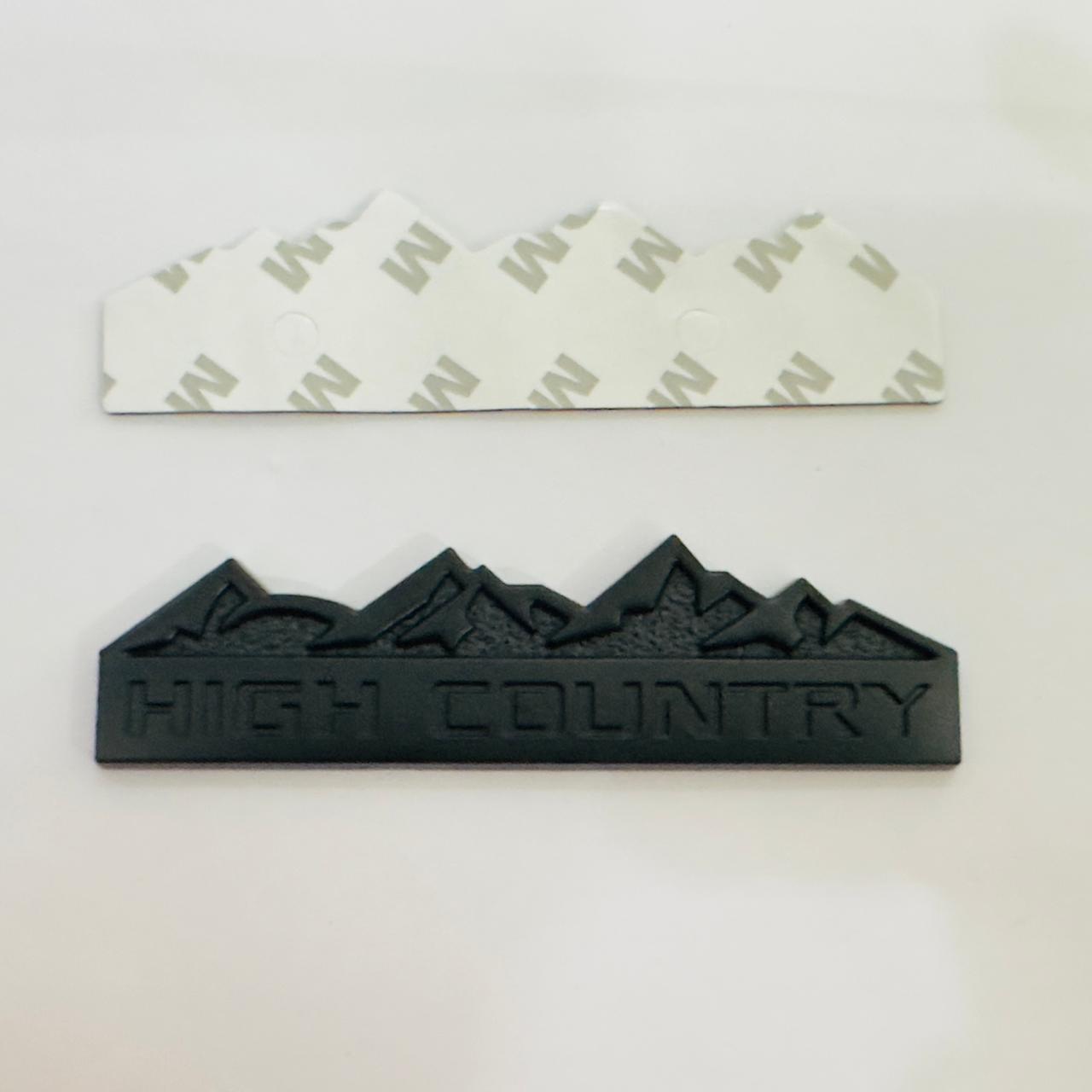 HIGH Country Golden Sticker 4x4 Off Road-Logo Car Emblem 3D Badge Auto Racing Sport Sticker 13.5cmx4cm Grand Tourer Decal Versatile Sticker