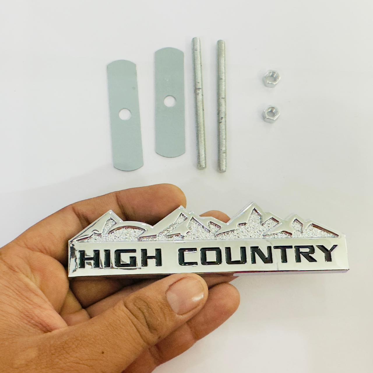 HIGH Country Golden Sticker 4x4 Off Road-Logo Car Emblem 3D Badge Auto Racing Sport Sticker 13.5cmx4cm Grand Tourer Decal Versatile Sticker