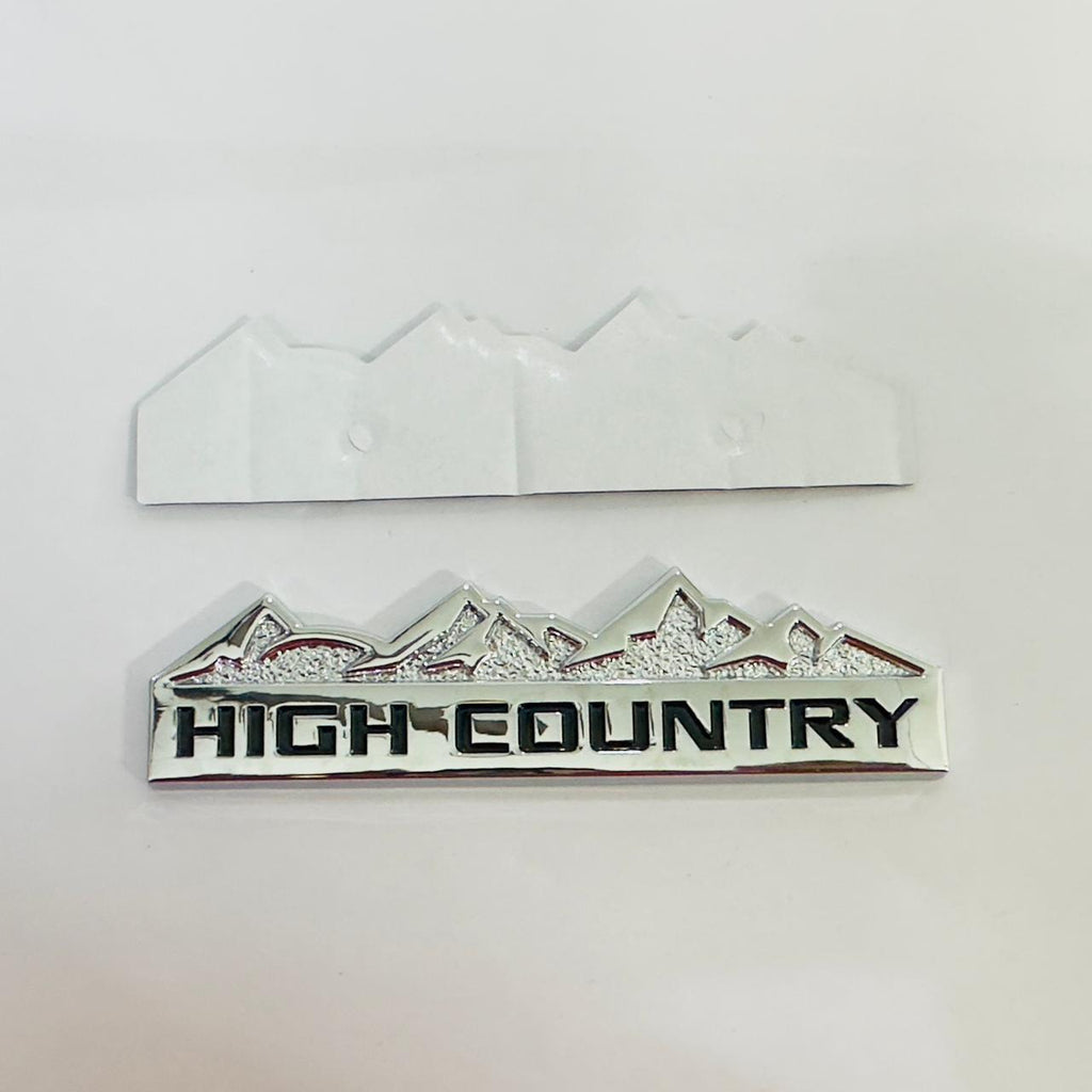HIGH Country Golden Sticker 4x4 Off Road-Logo Car Emblem 3D Badge Auto Racing Sport Sticker 13.5cmx4cm Grand Tourer Decal Versatile Sticker