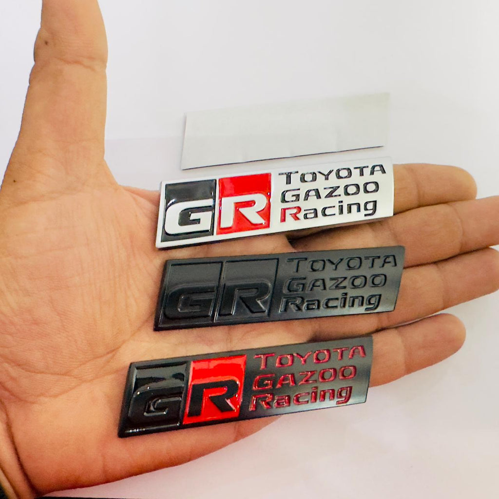 GR Long Toyota Ghazoo Racing Car Logo Auto Racing Sport Sticker Decal Emblem Badges Versatile Sticker