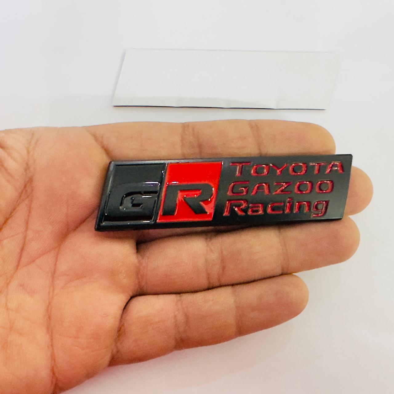 GR Long Toyota Ghazoo Racing Car Logo Auto Racing Sport Sticker Decal Emblem Badges Versatile Sticker
