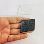 Black GR Square Sticker 5.2cmx4.5cm Toyota Ghazoo Racing Sticker Car Logo Auto Racing Sport Decal Emblem Badges for Cars & Bikes.