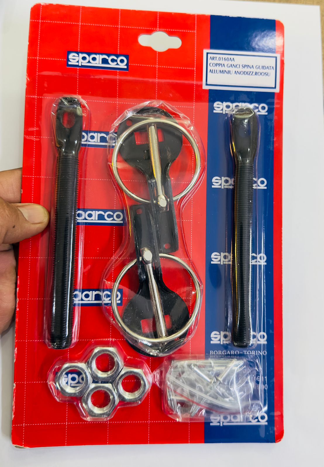 Sparco Bonnet Hood Pin Lock Car Mount Security Latch Kit Racing For Car