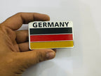 Flag Metal Sticker Flag (5cmx8cm) 3D Metal Flag Logo Logo, Car Emblem 3D Badge Auto Racing Sport Sticker Decal Decorative Acessory Metal Sticker