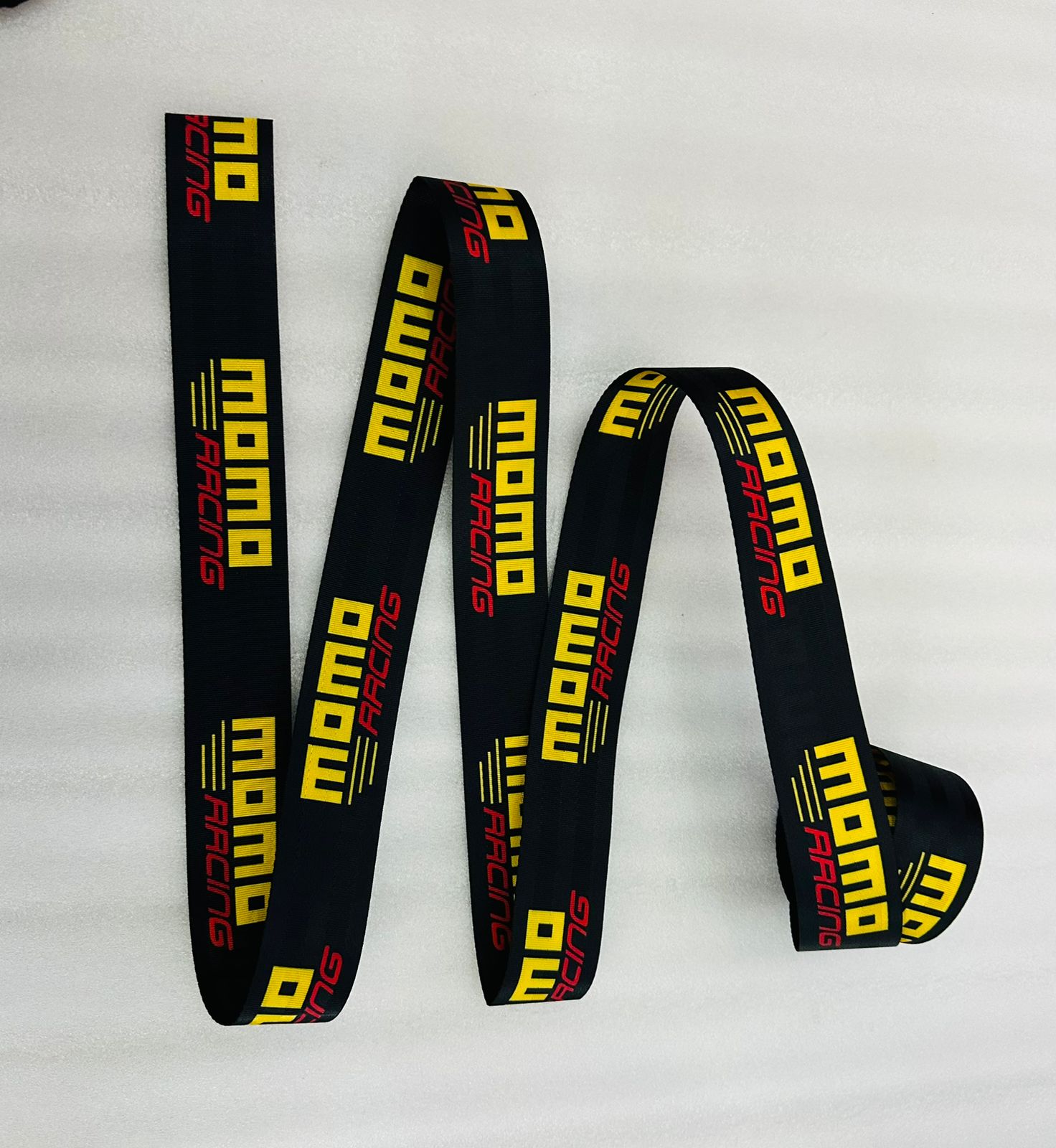 MOMO 3.6m (Webbing Pad) JDM Drifting Sporty Car Seat Belt 3.6 Webbing Pad 1 Piece Belt
