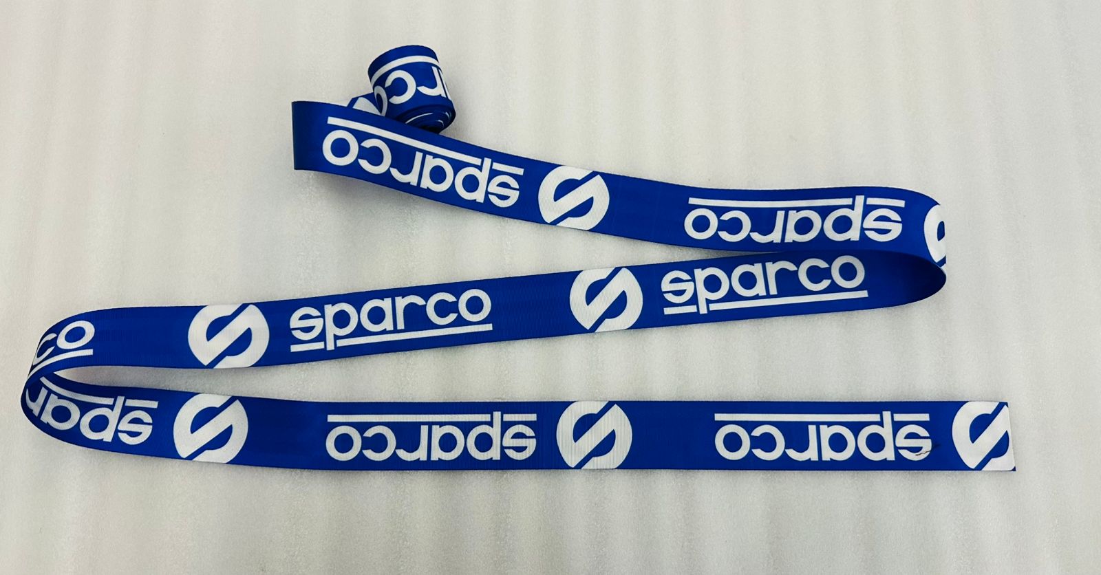 SPARCO 3.6m BLUE CAR SEAT BELT (Webbing Pad) Interior Accessory JDM DRIFTING SPORTS Universal For Car