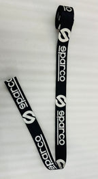 SPARCO 3.6m Black CAR SEAT BELT (Webbing Pad) Interior Accessory JDM DRIFTING SPORTS Universal For Car