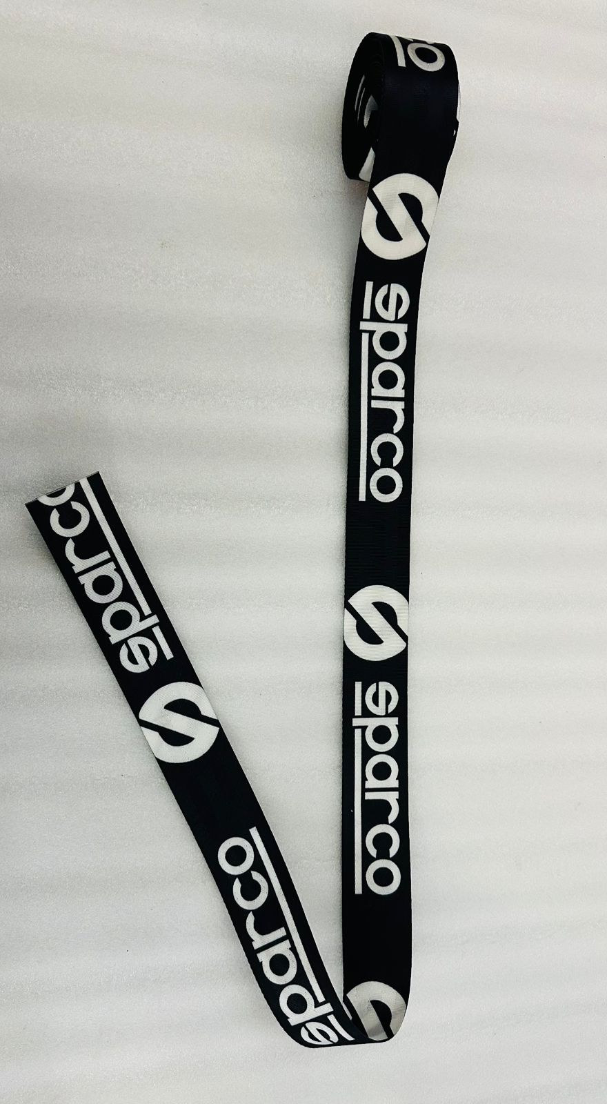 SPARCO 3.6m Black CAR SEAT BELT (Webbing Pad) Interior Accessory JDM DRIFTING SPORTS Universal For Car