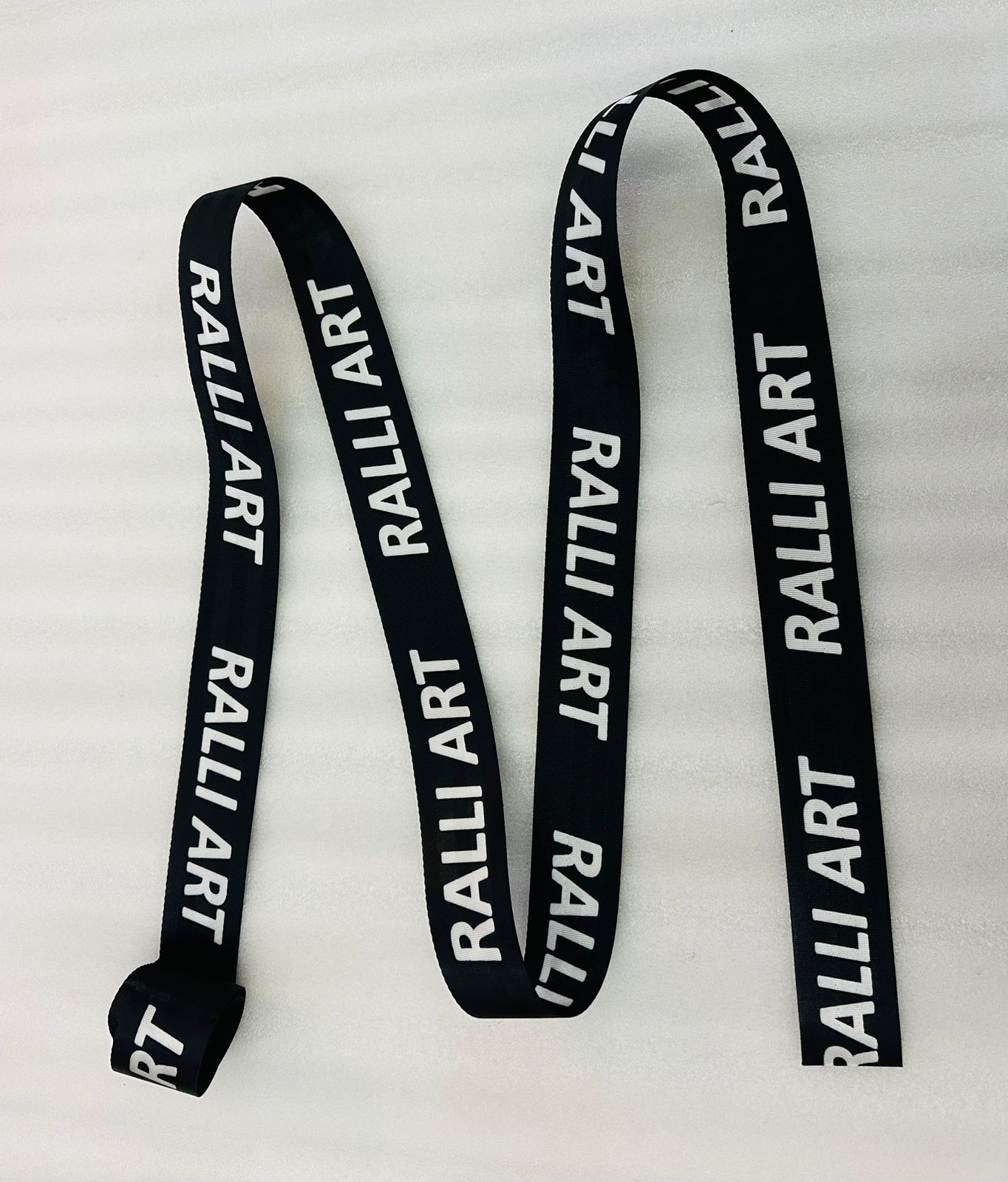 Black RALLIART 3.6m (Webbing Pad) JDM Drifting Sporty Car Seat Belt-1PC Ralliart Seat Belt