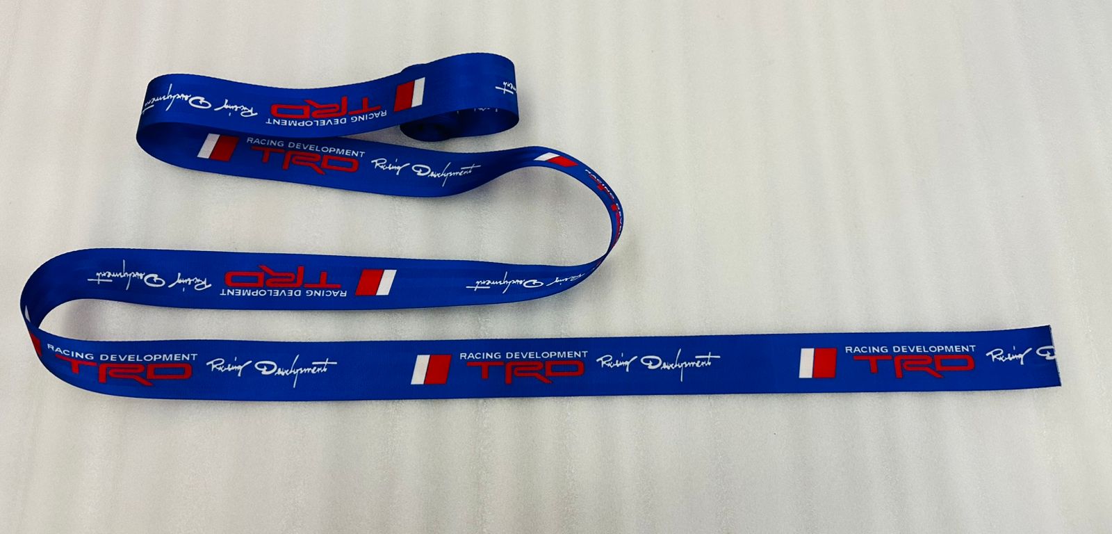 Blue TRD Sports 3.6m (Webbing Pad) JDM Drifting Sporty Car Seat Belt TRD Sports Belt