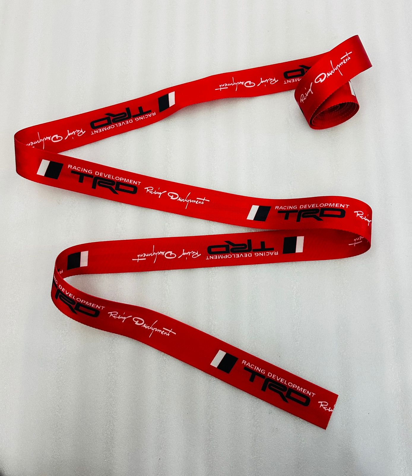 RED TRD Sports 3.6m (Webbing Pad) JDM Drifting Sporty Car Seat Belt TRD Sports Belt