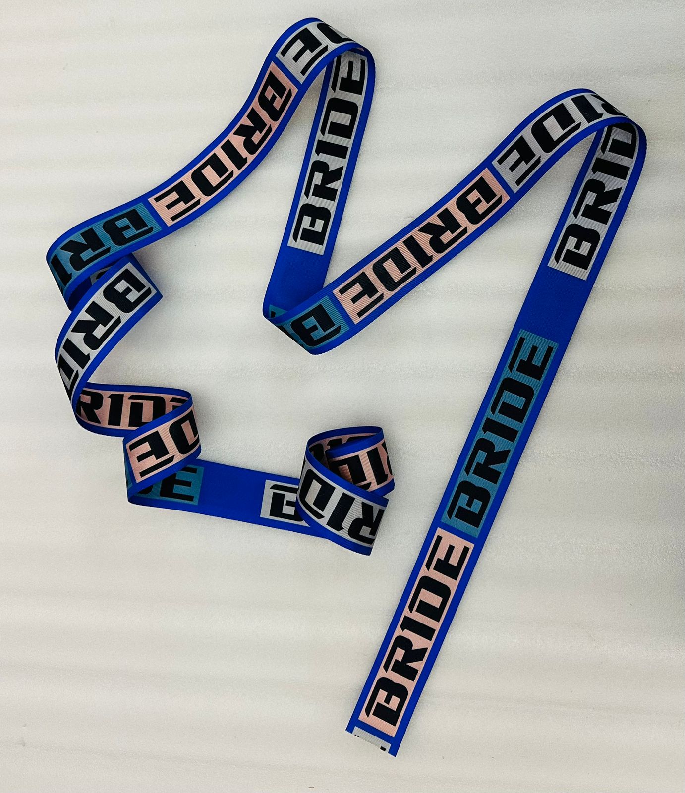BLUE BRIDE 3.6m CAR SEAT BELT (Webbing Pad) JDM DRIFTING SPORTS INTERIOR ACCESSORIES FOR CAR, BRIDE 3.6 SEAT BELT Auto Accessories