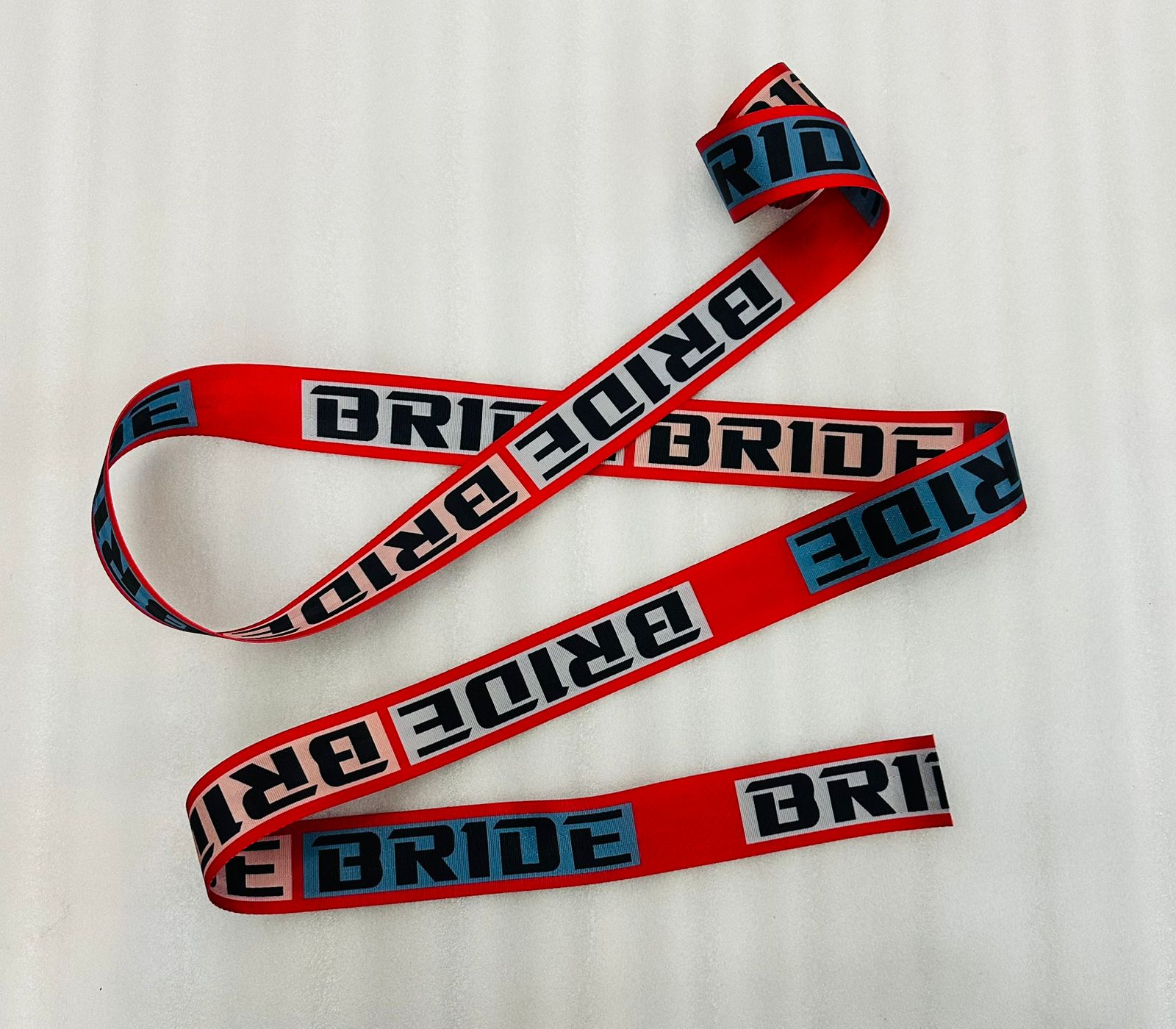 Bride Red 3.6m Seat Belt (Webbing Pad) Interior Accessory JDM Drifting Sporty Car Seat Belt Universal for Car 3.6 Bride Seat Belt Auto Accessories