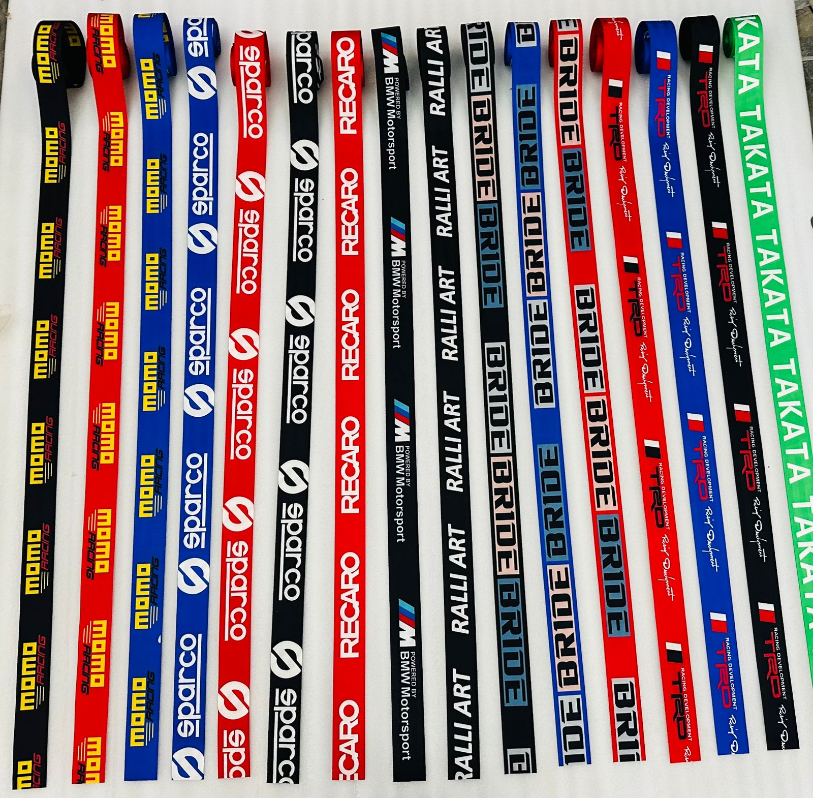 BRIDE 3.6m CAR SEAT BELT (Webbing Pad) JDM DRIFTING SPORTS INTERIOR ACCESSORIES FOR CAR, BRIDE 3.6 SEAT BELT Auto Accessories