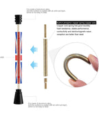 UK Flag Antenna Short Roof Top Real Compatible with All Mini Cooper Models Car Antenna Aluminium Signal Antenna Aerial Roof Antenna Unique Design