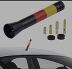 Germany Flag Antenna Short Roof Top Real Compatible with All Mini Cooper Models Car Antenna Car Modified Aluminium Signal Antenna Aerial Roof Antenna Unique Design Antennna