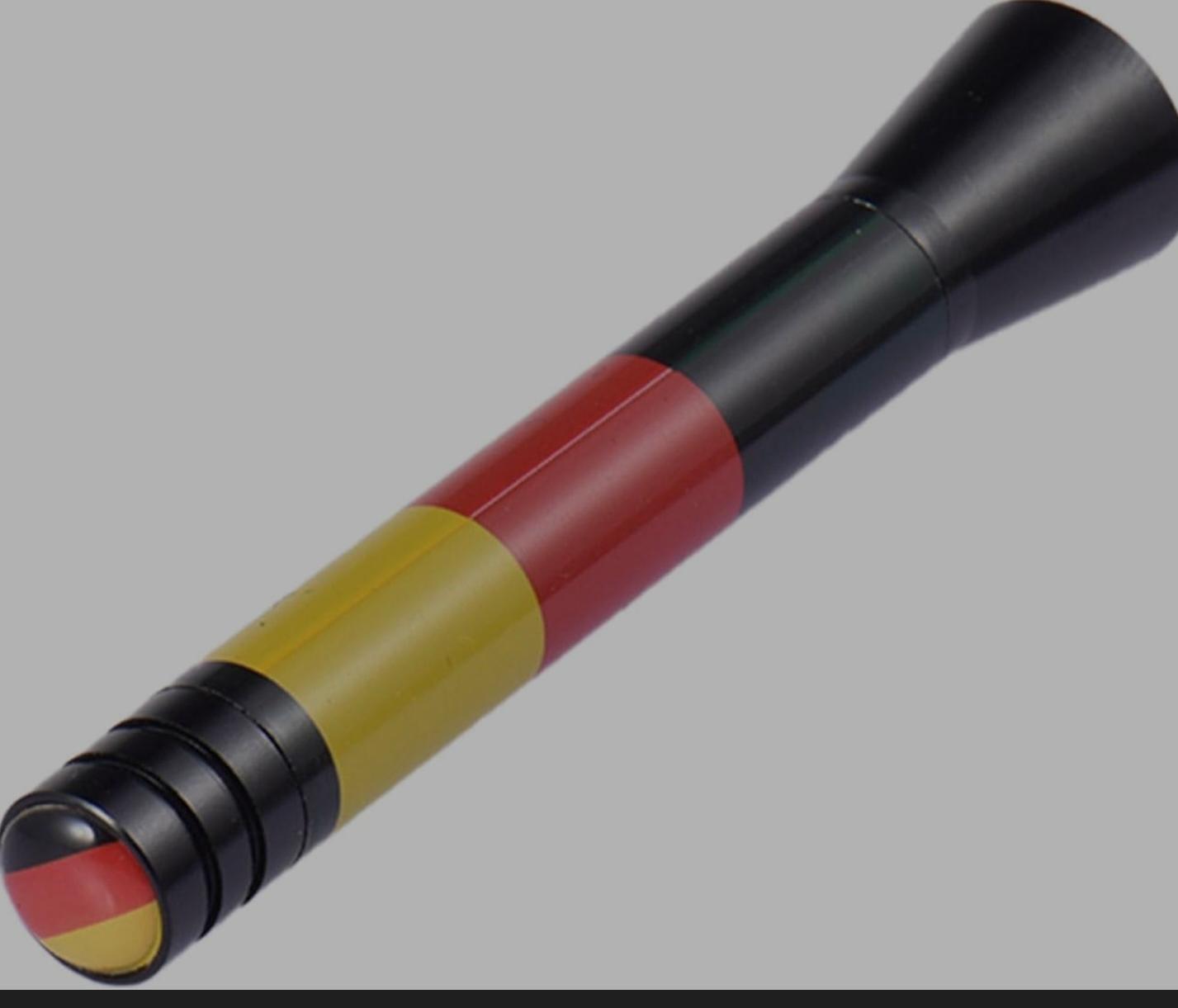 Germany Flag Antenna Short Roof Top Real Compatible with All Mini Cooper Models Car Antenna Car Modified Aluminium Signal Antenna Aerial Roof Antenna Unique Design Antennna