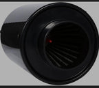 Black Cold Air Intake Kit, Sports Air Filter Car Air Filter Carbon Fibre Cold Air Filter Feed Enclosed Intake Pipe Kit Silicone Hose, Universal Induction Kit Pipe Hose System