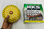 Yellow Mushroom Filter Cold Air Intake Short Turbo Filter High Flow Universal Sponge Honeycomb Mesh Air Filter Mushroom Head Air System Retrofitted Auto Accessories