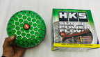 Green Mushroom Filter Cold Air Intake Short Turbo Filter High Flow Universal Sponge Honeycomb Mesh Air Filter Mushroom Head Air System Retrofitted Auto Accessories