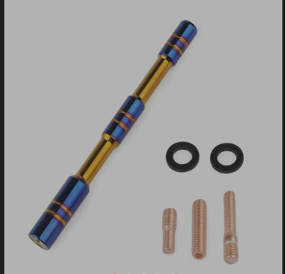 Burnt Multi Car Antenna Car Modified Aluminium Signal Antenna Aerial Roof Antenna Sleek JDM Decorative Car Refitting Accessories Roof Decoration Universal Multicolour Antenna