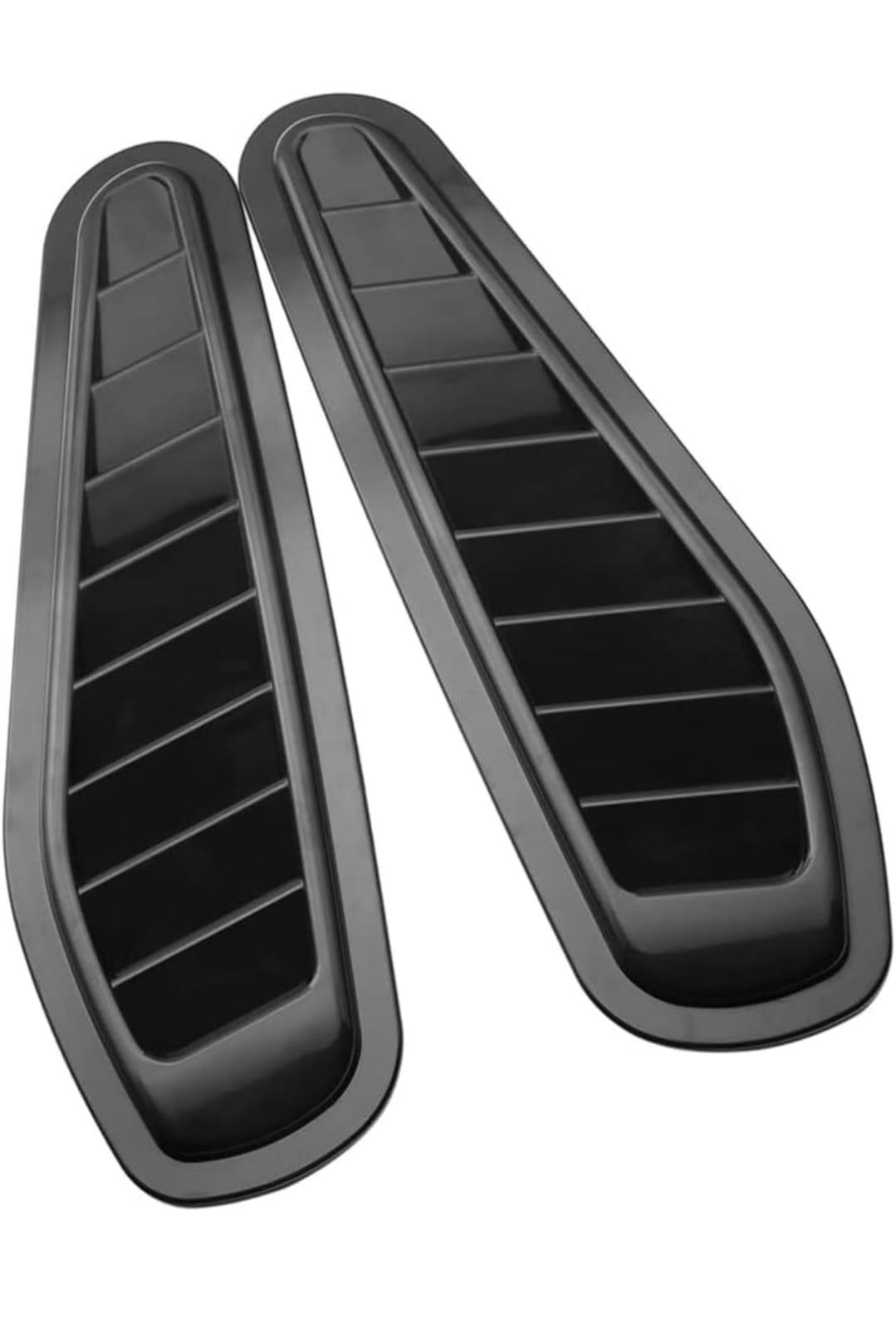2pc Car Air Flow Intake Decorative Scoop Bonnet Vent Hood Cover Hood Vent Cover, Hood Cover, Hood Intake Cover Universal Air Flow Vent Protection Cover Protective 2PC Scoops
