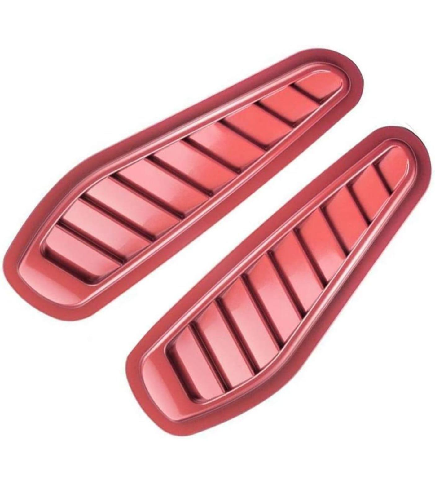 2pc Car Air Flow Intake Decorative Scoop Bonnet Vent Hood Cover Hood Vent Cover, Hood Cover, Hood Intake Cover Universal Air Flow Vent Protection Cover Protective 2PC Scoops