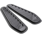 2pc Car Air Flow Intake Decorative Scoop Bonnet Vent Hood Cover Hood Vent Cover, Hood Cover, Hood Intake Cover Universal Air Flow Vent Protection Cover Protective 2PC Scoops