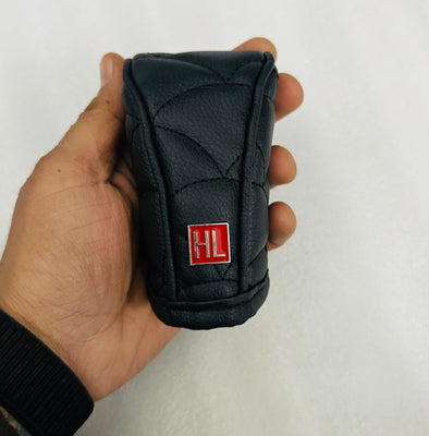 Black Gear Shift Knob Cover Car Anti-Slip Zipper Closure Gear Stick Shift Knob Cover Protector