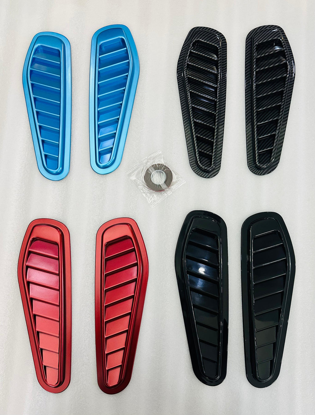 2pc Car Air Flow Intake Decorative Scoop Bonnet Vent Hood Cover Hood Vent Cover, Hood Cover, Hood Intake Cover Universal Air Flow Vent Protection Cover Protective 2PC Scoops