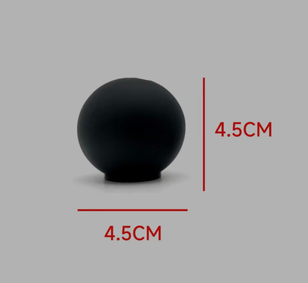 Black Mugen Power Round Ball Gear Knob Racing Shift Knob JDM Gear Shifter Knob Universal Shifter for Most Manual Car with 3 Adapters Mugen Racing knob 1 PC