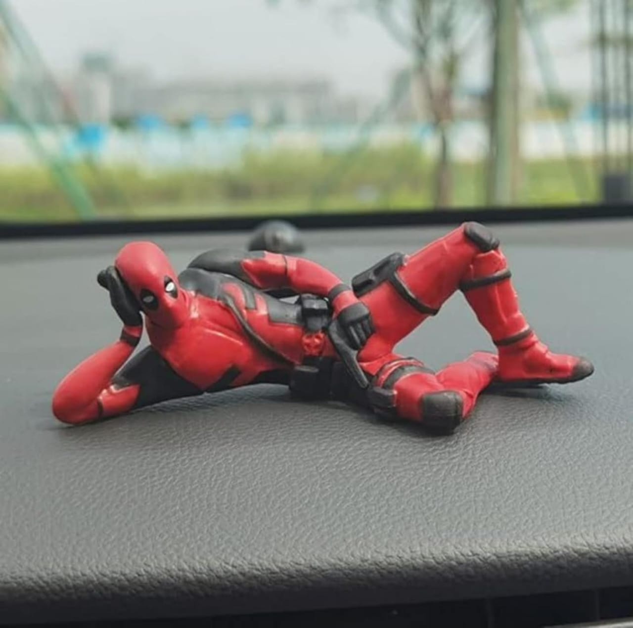 3PC Deadpool Action Figure PVC Model Universal Decorative for Car Dashboard, Office Desk, Home Decor, Unique Action Marvel Figure