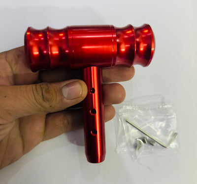 Red Sparco T-Handle Gear Shift Knob,Aluminum Alloy Universal Fit Aircraft Joystick Design Gear Stick Adapter for Most Transmission Vehicles Universal Sparco Gear Knob
