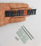 Emblems for Car & Bike Metal Lo.go, Metal Lo.go, Car Emblem 3D Badge Auto Racing Sport Sticker Grand Tourer Decal. (Black RALLIART Grill Sticker)