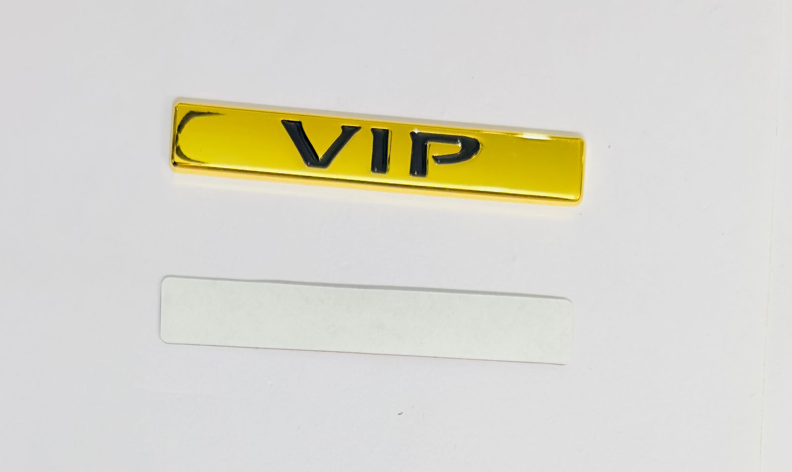 VIP 3D Logo (9.3cmx2cm) for Car Bike Laptop Emblem, VIP Sticker 3D-Badge Auto Racing Sport Logo Grand Tourer Decal Auto Accessories 1PC.