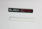 Black Edition Grill Metal Sticker 10.2cmx1.4cm Car Metal Emblem 3D Badge Auto Racing Sport Sticker Grand Tourer Decal-1PC