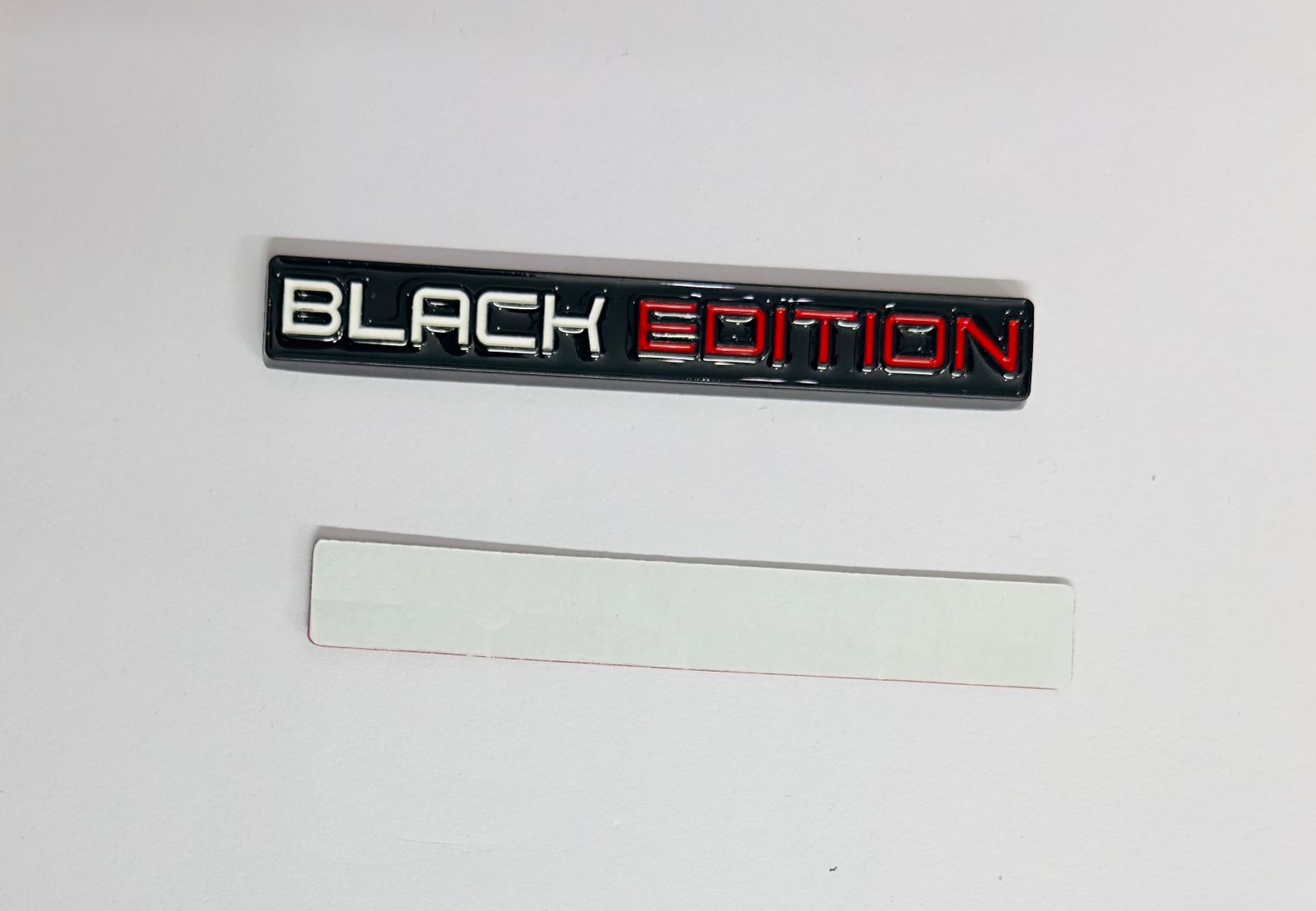 Black Edition Grill Metal Sticker 10.2cmx1.4cm Car Metal Emblem 3D Badge Auto Racing Sport Sticker Grand Tourer Decal-1PC