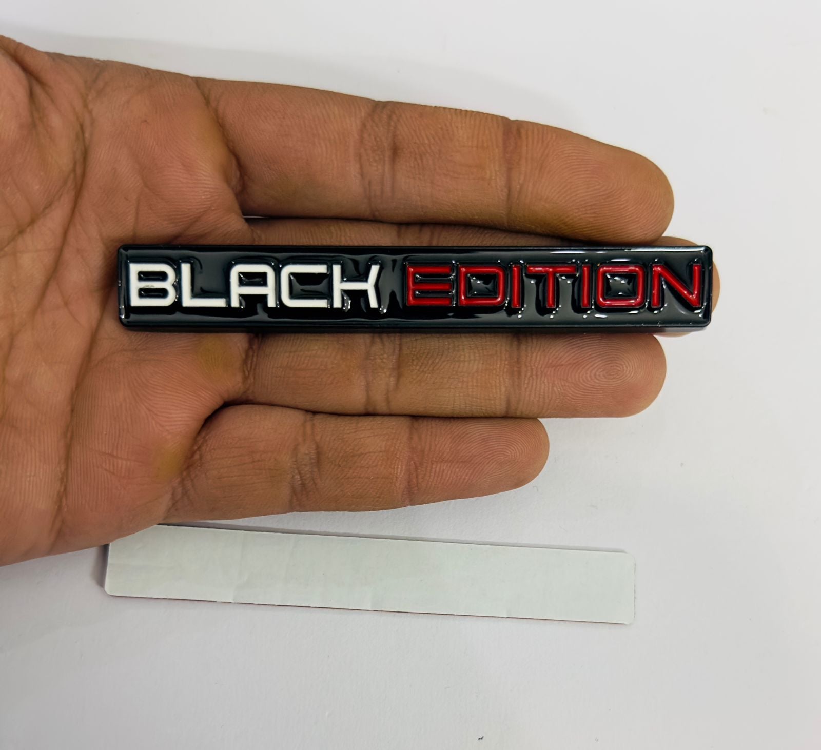 Black RED BLACK Edition Metal Sticker 10.2cmx1.4cm Car Metal Emblem 3D Badge Auto Racing Sport Sticker Grand Tourer Decal -1Piece