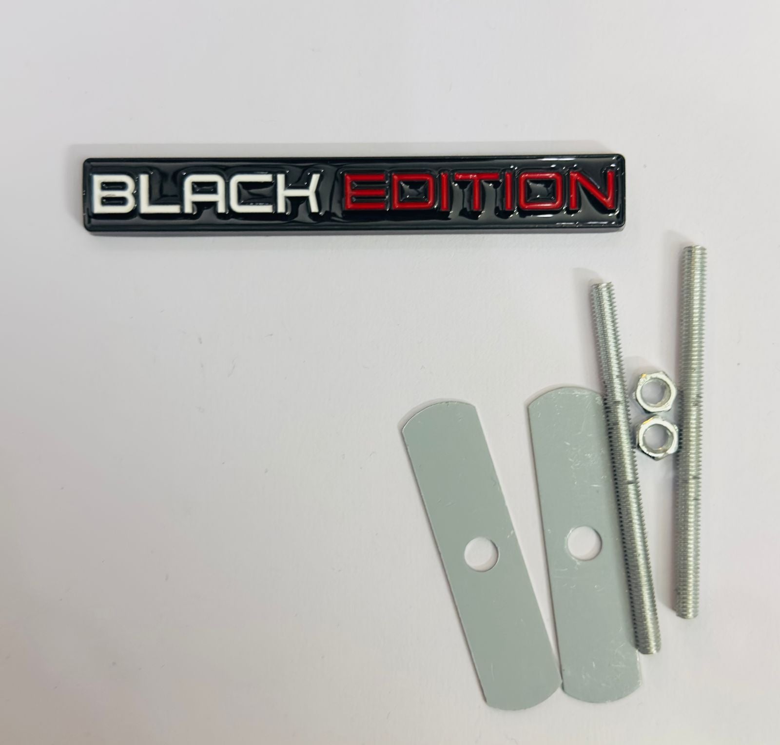 Black Edition Grill Metal Sticker 10.2cmx1.4cm Car Metal Emblem 3D Badge Auto Racing Sport Sticker Grand Tourer Decal-1PC