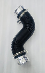 SILVER Turbine Intake Guide Pipe Air Intake Pipe 76MM 3inch Adjustable flexible hose Car Cold Air Turbo Intake Inlet Pipe Universal Pipe Air Intake Flexiblke Pipe