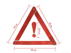 Warning Road Safety Sign Board, Warning Triangle Reflector for Tractor, Road Safety Triangle light Foldable Reflecting Car light Breakdown Emergency Parking Board llight-1 Piece