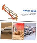 6PCS Snow Chains for SUV Car Pickup Trucks RV, Emergency Portable Snow Tire Chains Tire Snow Chain Steel Alloy Tire Traction Chain Universal Snow Chains