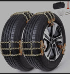 6PCS Snow Chains for SUV Car Pickup Trucks RV, Emergency Portable Snow Tire Chains Tire Snow Chain Steel Alloy Tire Traction Chain Universal Snow Chains