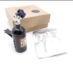 Black NOS AC Vent Perfume Metal Body Car Design Organic Fragrance Air Freshener Perfume-1 PC