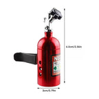 RED NOS AC Vent Perfume Metal Body Car Design Organic Fragrance Air Freshener Perfume-1 PC