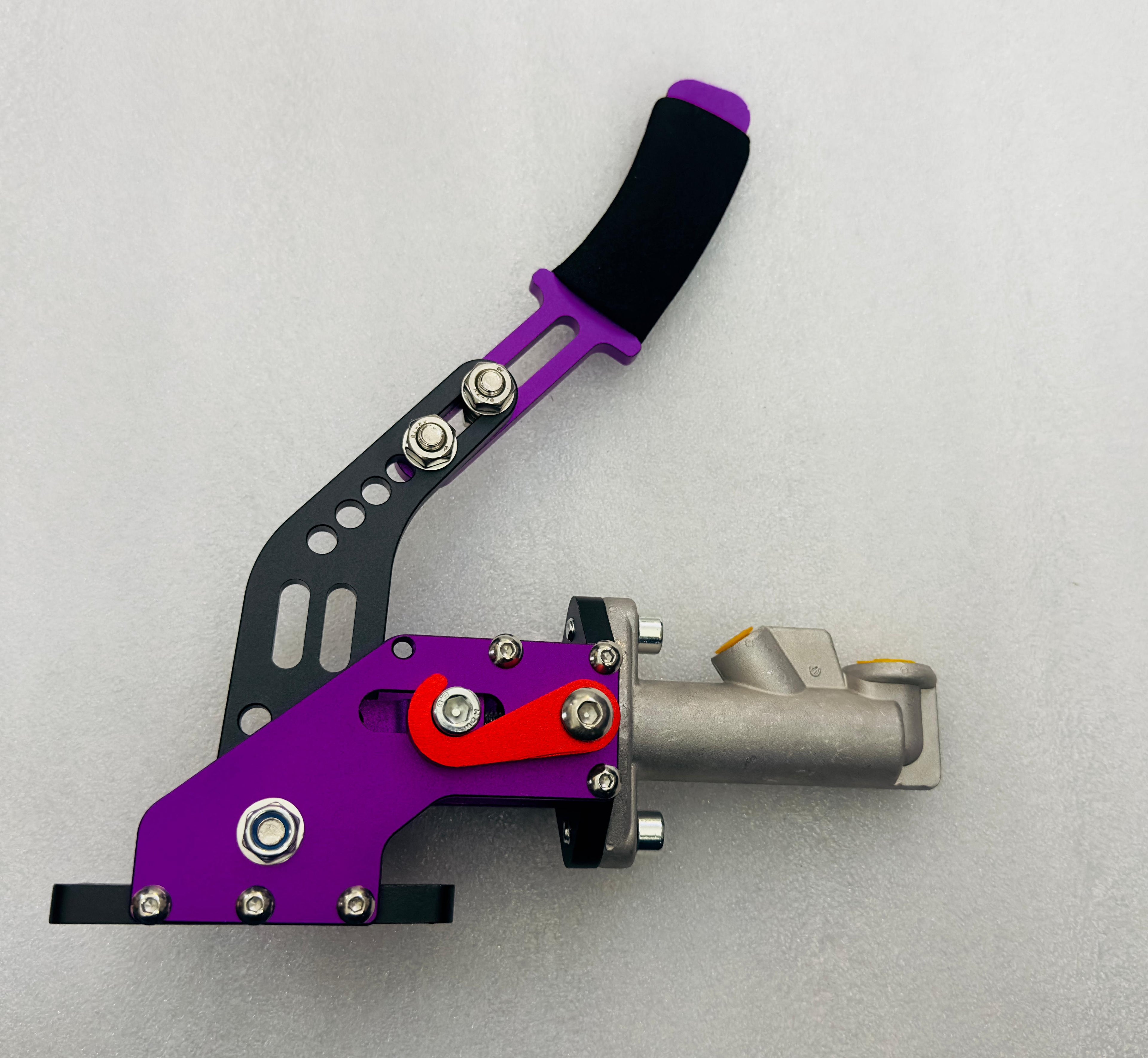 Purple Hydraulic Hand Brake Lever Racing E-Brake Drift Sports Modified Handbrake Refitted Competitive Lever Gear Hand Brake Aluminum Alloy Hydraulic Car Handbrake-1Piece