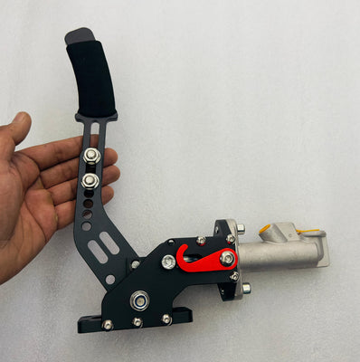 Black Hydraulic Hand Brake Lever Racing E-Brake Drift Sports Modified Handbrake Refitted Competitive Lever Gear Hand Brake Aluminum Alloy Hydraulic Car Handbrake-1PC